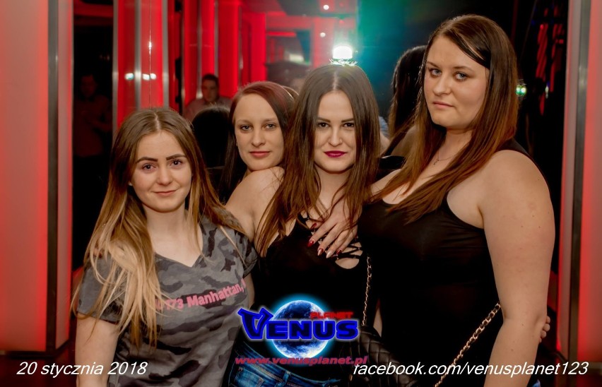 Piękne dziewczyny w klubie Venus Planet. Zdjęcia z 20 stycznia 2018 roku