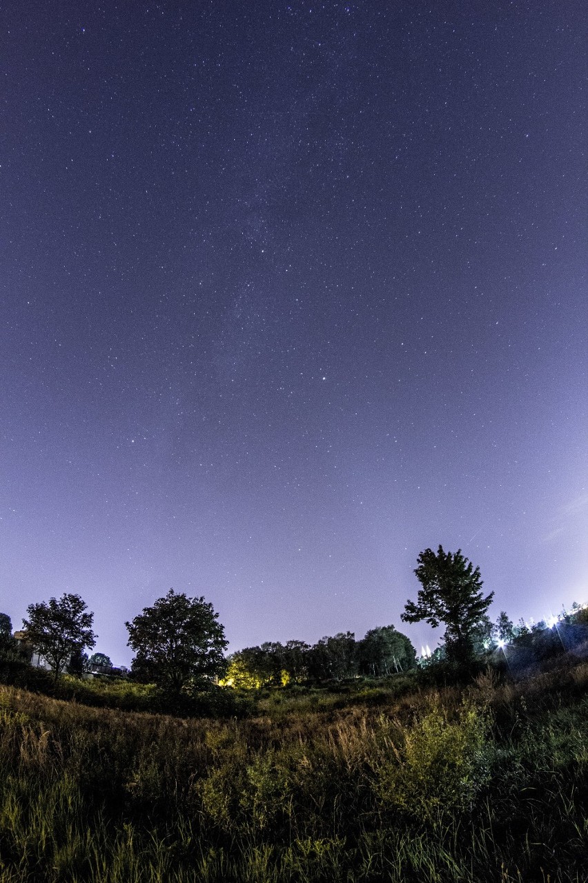 Nocne niebo nad regionem - Rybnik