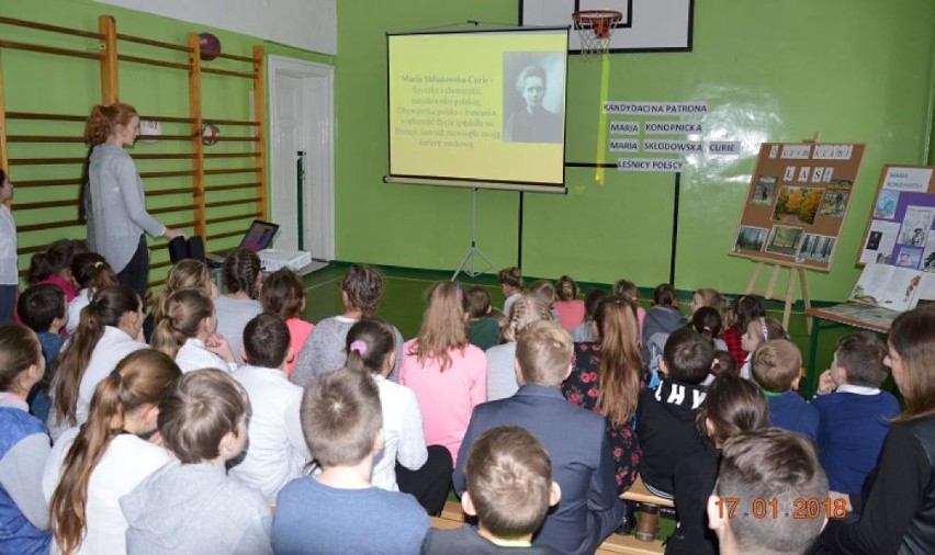 Społeczność szkoły w Oleśnicy wybrała patrona: Marię Skłodowską-Curie