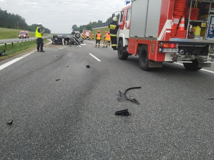 Szczepanów. Wypadek na A4, jedna osoba została ranna [ZDJĘCIA]