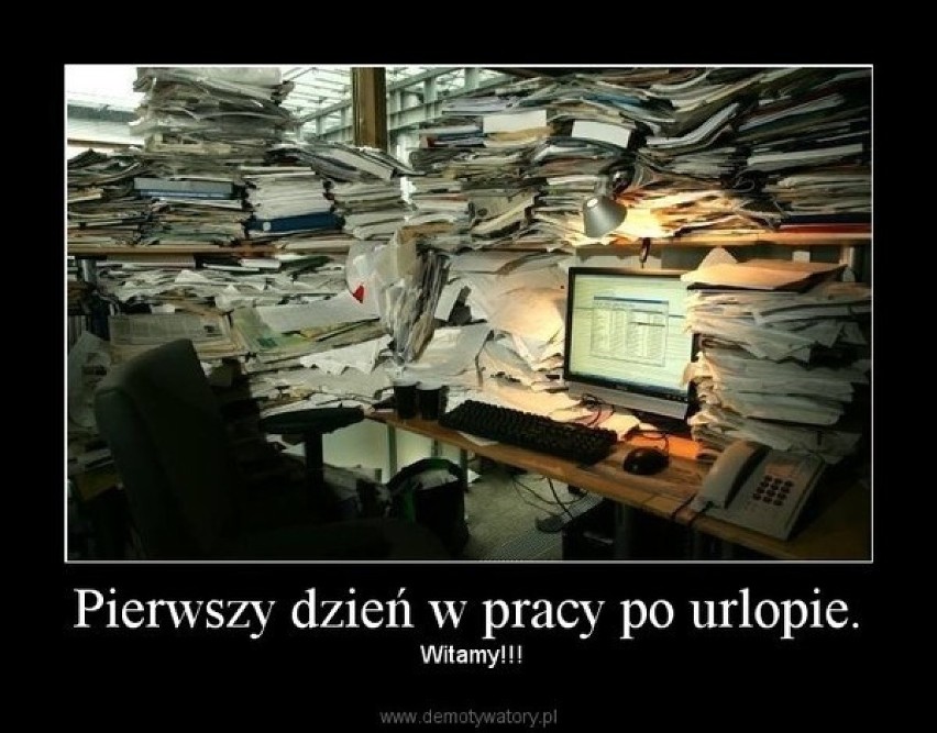 Wakacje się kończą i czas wrócić do smutnej, ponurej i...