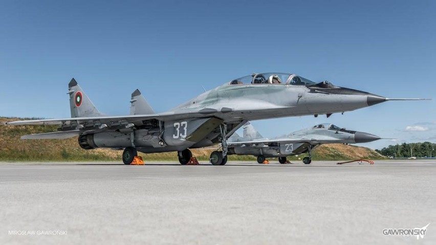 Bułgarzy w 22 Bazie Lotnictwa Taktycznego w Malborku. Przylecieli na Anakondę-16