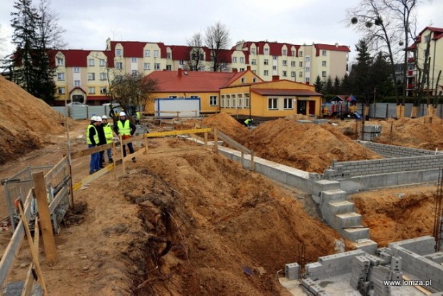 Trwa budowa nowej siedziby Przedszkola Publicznego nr 5 w Łomży