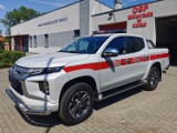 OSP Miłoradz z nowym samochodem. Tak prezentuje się mitsubishi kupione za niespełna 238 tys. zł 