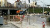 Awaria wodociągowa w Gdyni opóźni remont skrzyżowania?