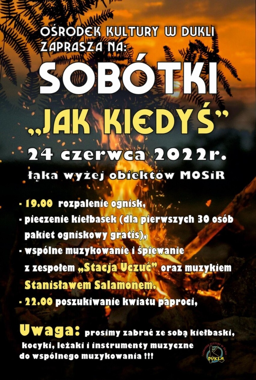 Sobótki i inne weekendowe imprezy w Krośnie i okolicy. Gdzie się wybrać w piątek, sobotę i niedzielę, 24-26 czerwca?