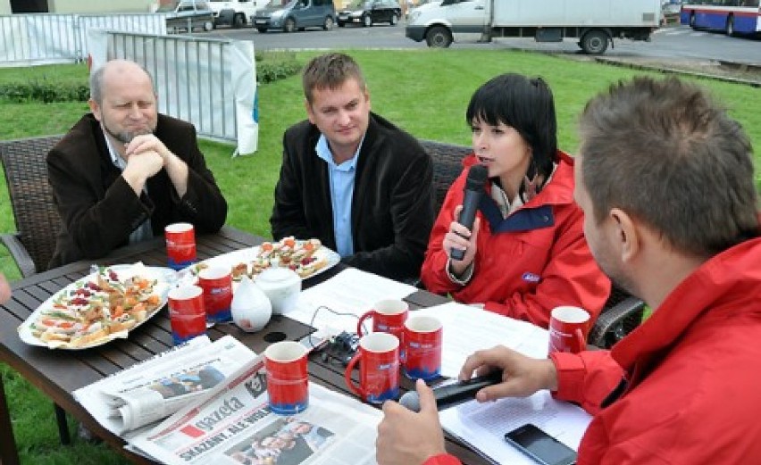 Radio GRA na rondzie Bernardyńskim