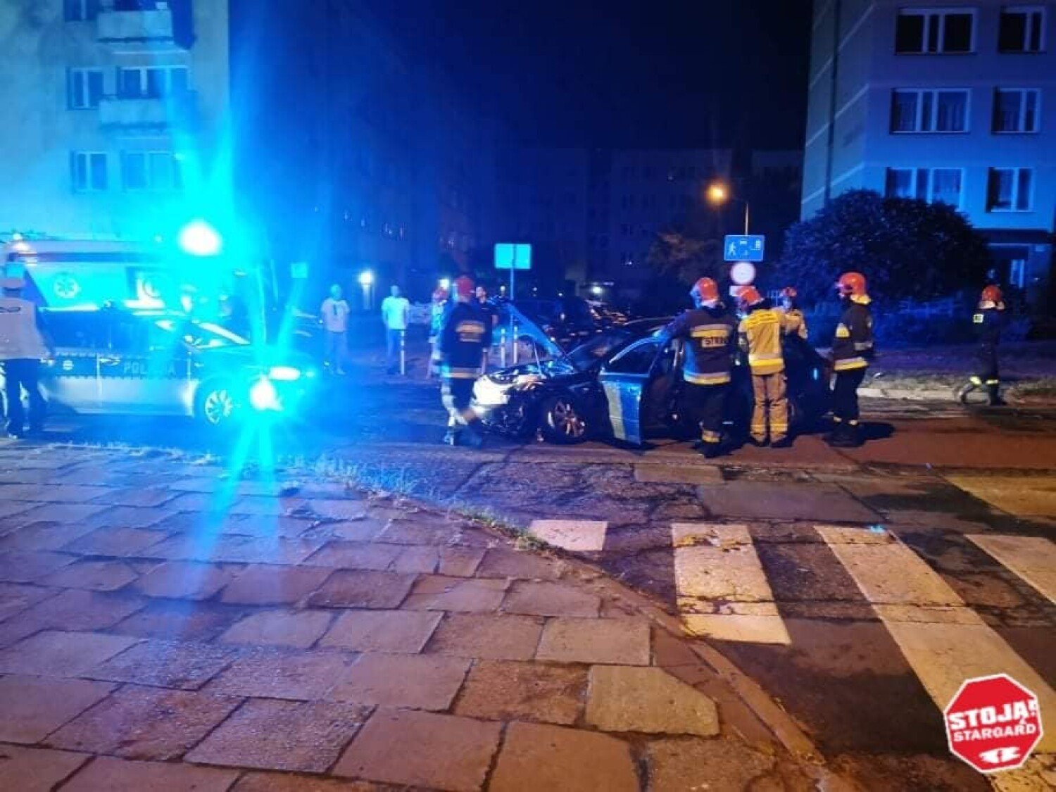 Starguard Night Crash.  Tânărul infractor era beat și fără permis de conducere