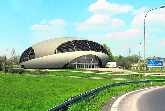 Tak ma wyglądać hala sportowa, którą zamierzają wybudować władze powiatu lubińskiego