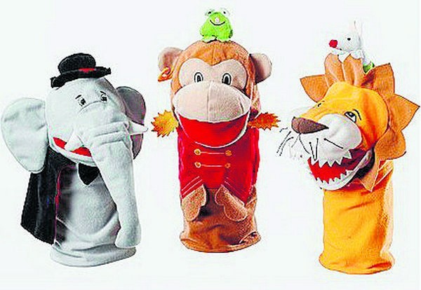 Zabawki z serii Klappar Circus sprzedawane w Ikea