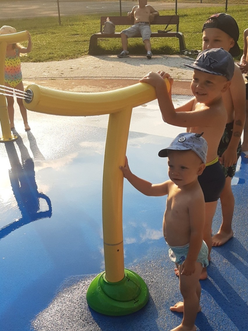 Pluskadełko w Rybniku, czyli wodny plac zabaw jest oblegany - ZDJĘCIA. Wśród dzieci to hit!