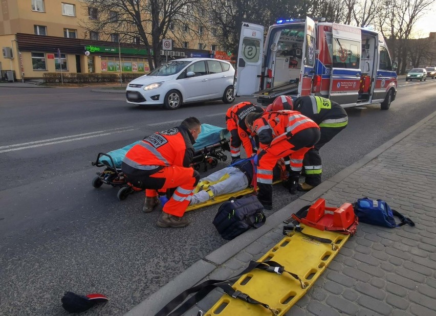 Do wypadku doszło we wtorek na ul. Grunwaldzkiej w...