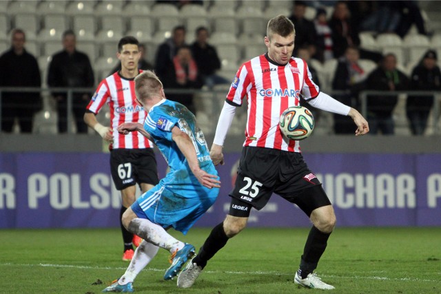 Cracovia Kraków przegrała z Błękitnymi Stargard Szczeciński 0:2.