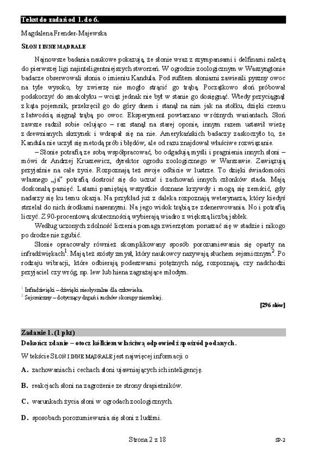 Egzamin szóstoklasisty 2015 z CKE [ARKUSZE, ODPOWIEDZI wkrótce