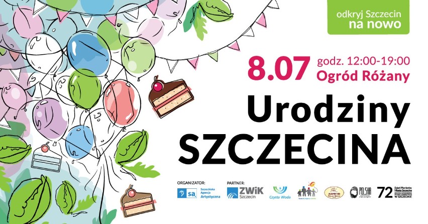 72. Urodziny Szczecina

Gigantyczny tort, występy zespołów...