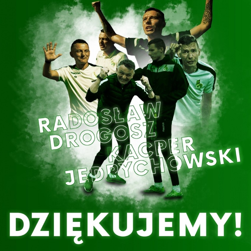 Kacper Jędrychowski i Radosław Drogosz żegnają się z GKS Bełchatów