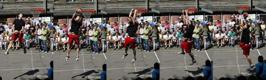 Konkurs wsadów - turniej Alkatraz Streetball 2011