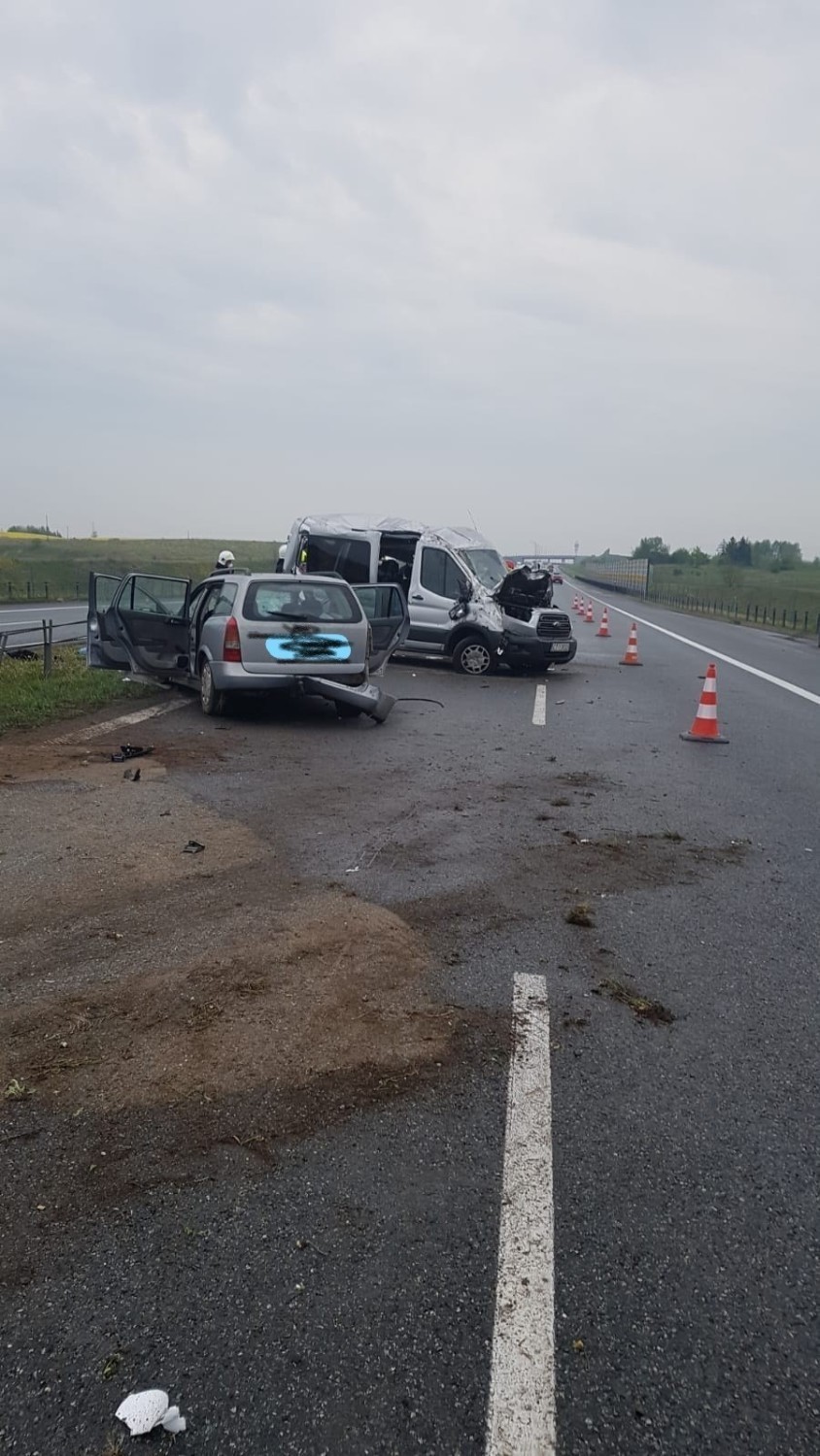 Wypadek na A1 to jedno ze zdarzeń, w którym interweniowali...