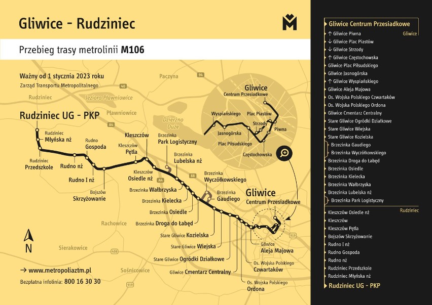Nowa Metrolinia połączy Gliwice i Rudziniec