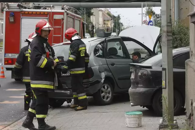 Legnica wypadek na ulicy Wrocławskiej