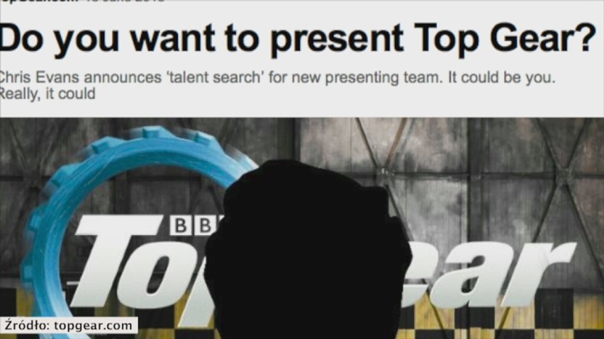Każdy powyżej 16 roku życia może zostać prowadzącym Top Gear
