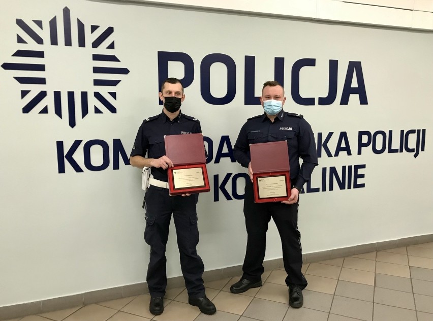 Koszalińscy policjanci wyróżnieni przez Ministra Spraw...