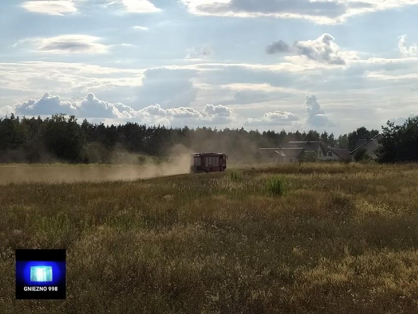 Dwa pożary na terenie Gniezna