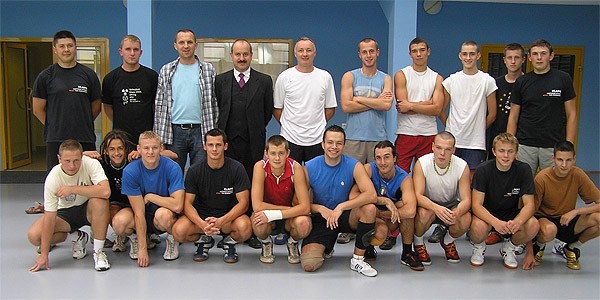 Pierwszy, historyczny trening - sierpień 2007, Hala Sportowa "Tęcza"