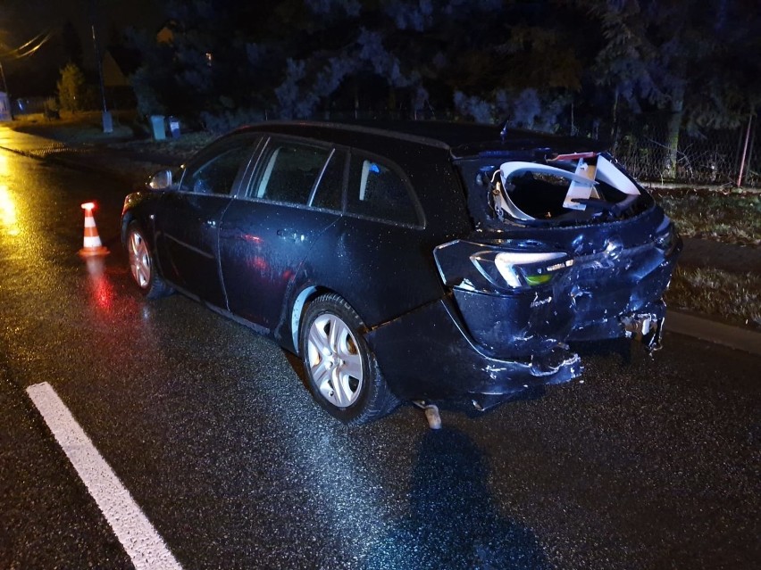 Wypadek w Golasowicach. BMW uderzyło w tył opla