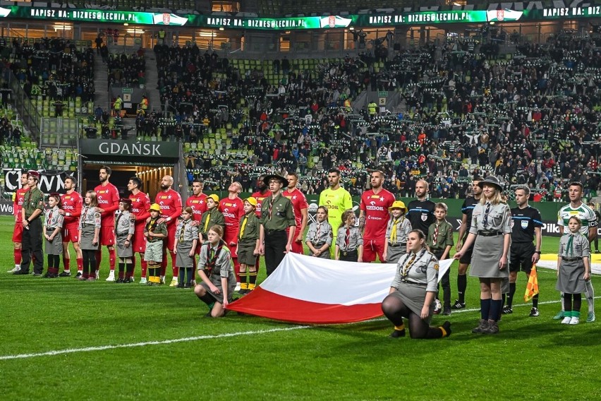 Oprawa na meczu Lechia Gdańsk - Wisła Kraków