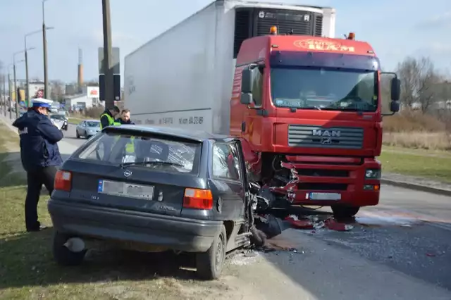 Wypadek na Włókniarzy w Bełchatowie