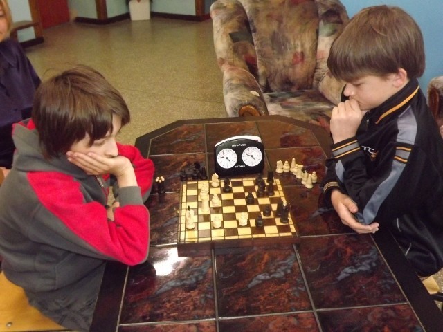 Turniej szachowy w PSP nr 4 w Strzegomiu