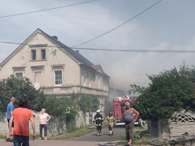 Pożar w Michałowie.