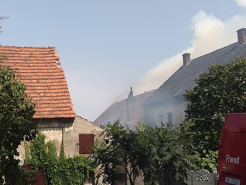 Pożar w Michałowie.