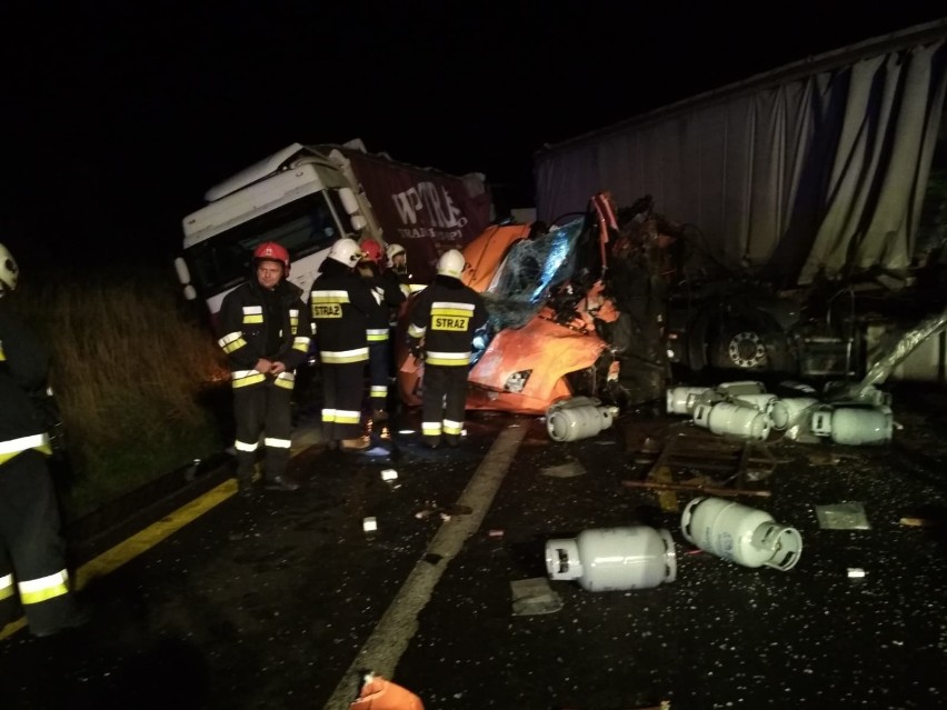 Gmina Dobryszyce: wypadek na A1 w Dobryszycach. Policja wyznaczyła objazdy