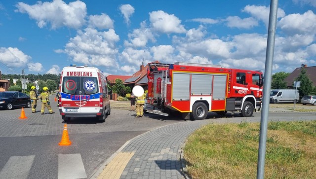 OSP Sława, policja i pogotowie ratunkowe były na miejscu
