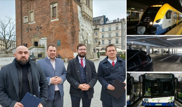 Kandydaci Konfederacji i Bezpartyjnych Samorządowców przedstawili rozwiązania dotyczące poprawy transportu w Krakowie i Małopolsce.