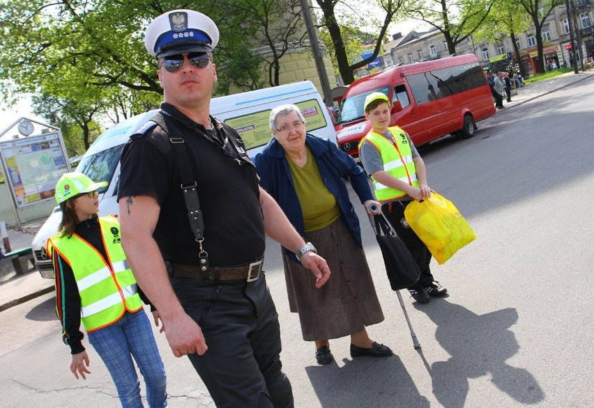 Europejski dzień bezpieczeństwa ruchu drogowego w Piotrkowie. Akcja policji i WORD