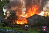 Pożar w Gaju. Z dymem poszło 100 tys. zł