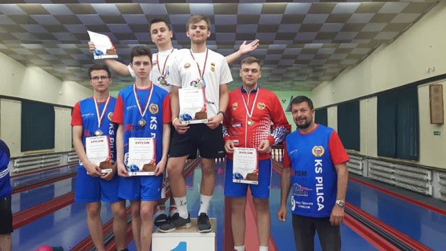 Złoty medal Drużynowych Mistrzostw Polski Juniorów w kręglarstwie drugi rok z rzędu dla Pilicy