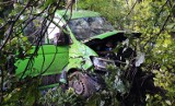 Wypadek w gminie Przedbórz. W miejscowości Borowa zderzyły się bus i samochód osobowy, 10 osób rannych. ZDJĘCIA