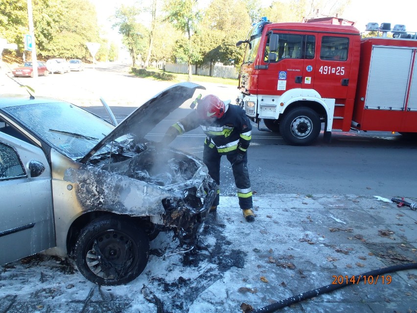 Kolejny pożar auta w Krotoszynie