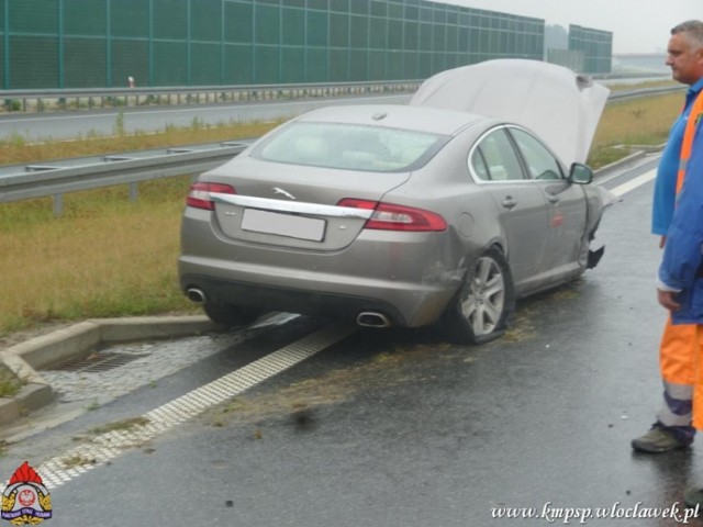 Szewo: Wypadek na autostradzie A 1 [ZDJĘCIA]