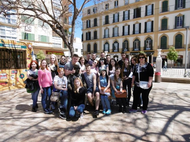 Uczniowie Ekonoma na praktyce w Hiszpanii