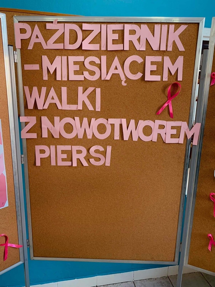 Październik miesiącem walki z rakiem piersi, czyli profilaktyka w II LO w Radomsku