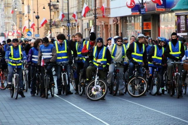 Dzisiejsza (27 stycznia) Masa Krytyczna po raz pierwszy ...