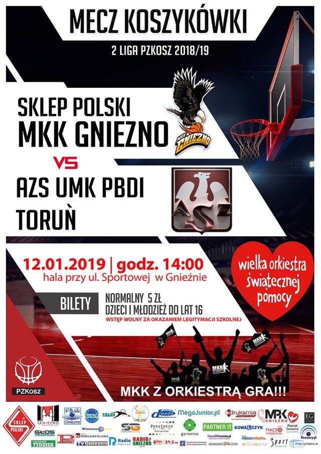MKK z Orkiestrą gra – Sklep Polski MKK Gniezno kontra AZS UMK PBDI Toruń