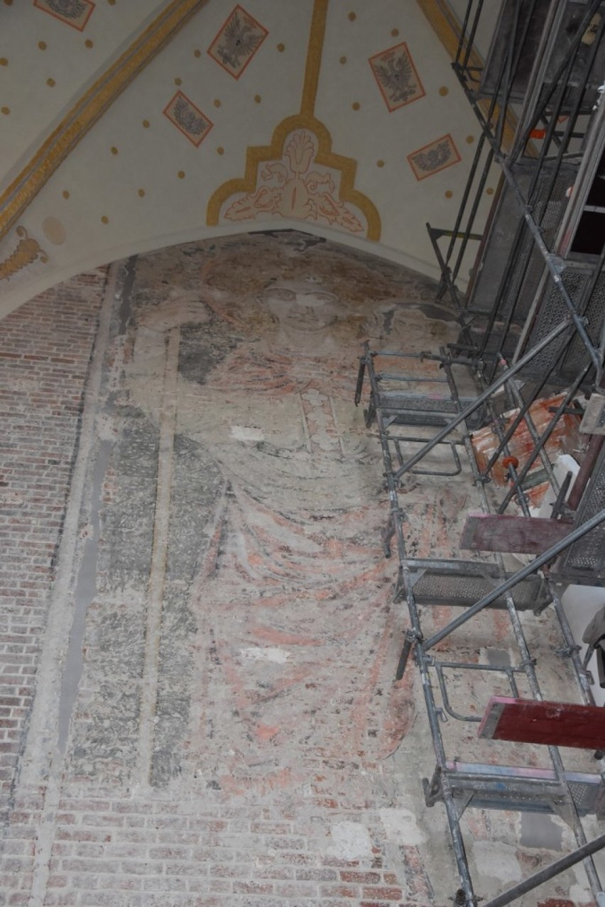 Malowidło św. Krzysztofa