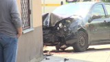 Wypadek na Zgierskiej. Kierowca uciekł z miejsca zdarzenia [wideo]