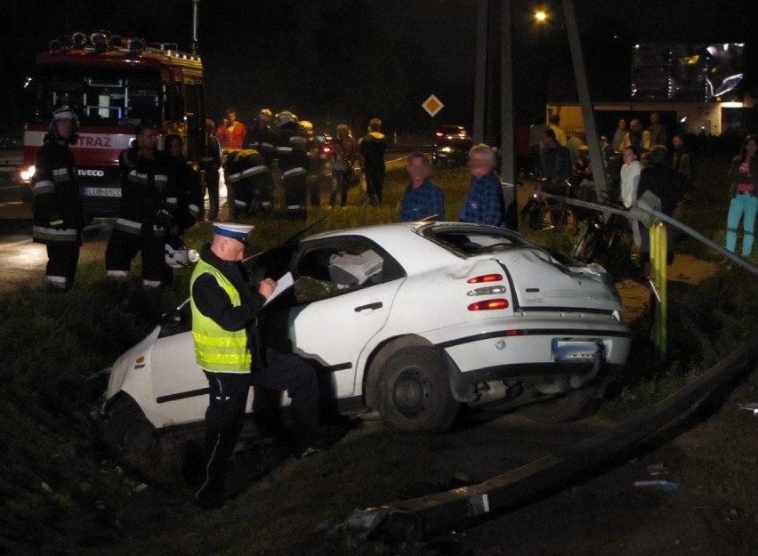Wypadek w Ćmiłowie pod Lublinem - 5 osób trafiło do szpitala